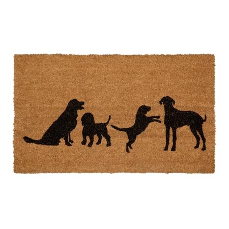 Four Dogs Entrance Mat