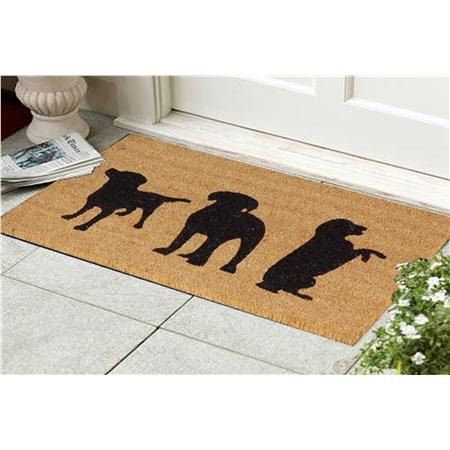 Three Dogs Entrance Mat