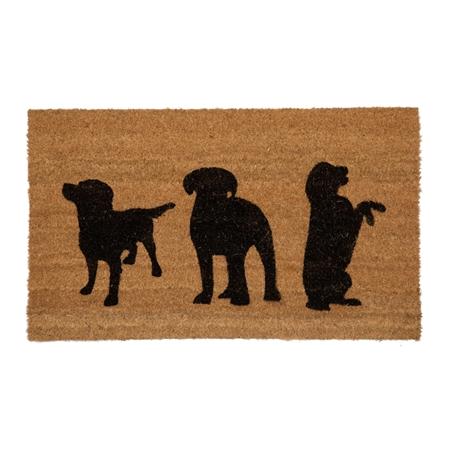 Three Dogs Entrance Mat