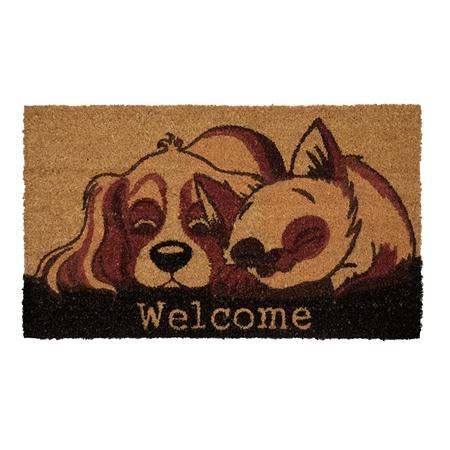 Dog & Cat Snuggling Entrance Mat