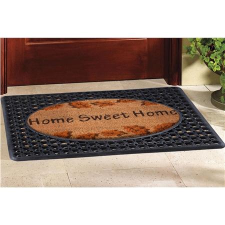 Home Sweet Home Beveled Ring Entrance Mat