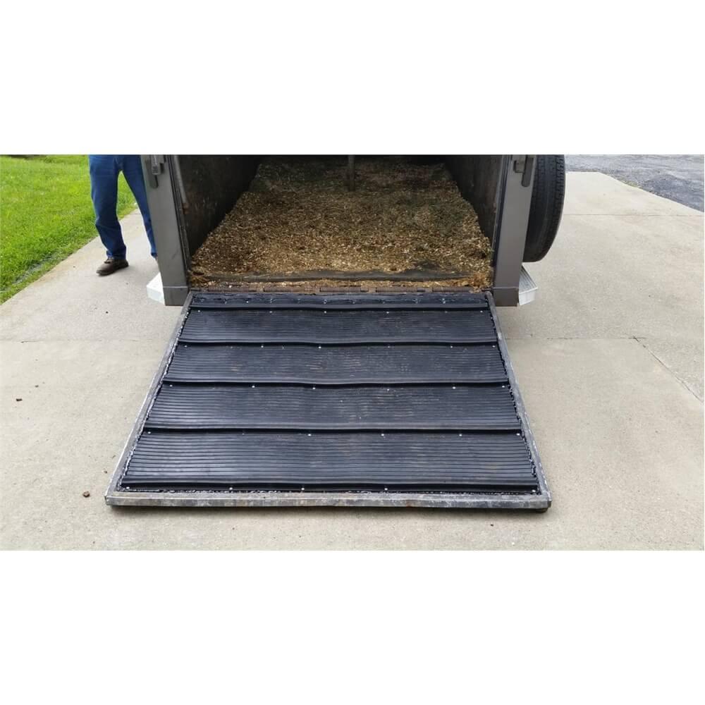 Tread Top Rubber Ramp Mat RAMPMAT8'X8'X28MM Order Tread Top Rubber