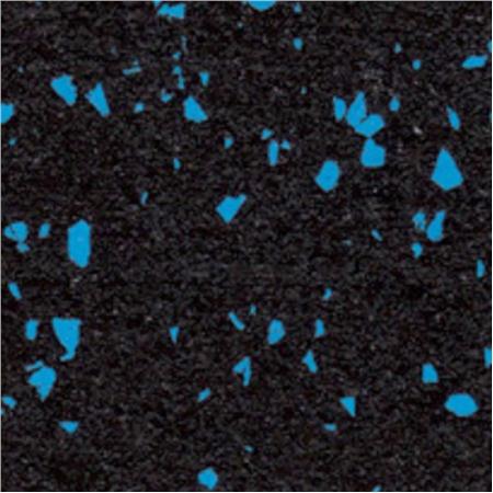 Rolled Rubber Gym Flooring - Blue