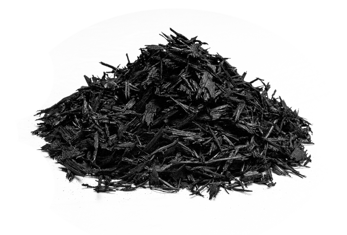 Pile of Rubber Mulch